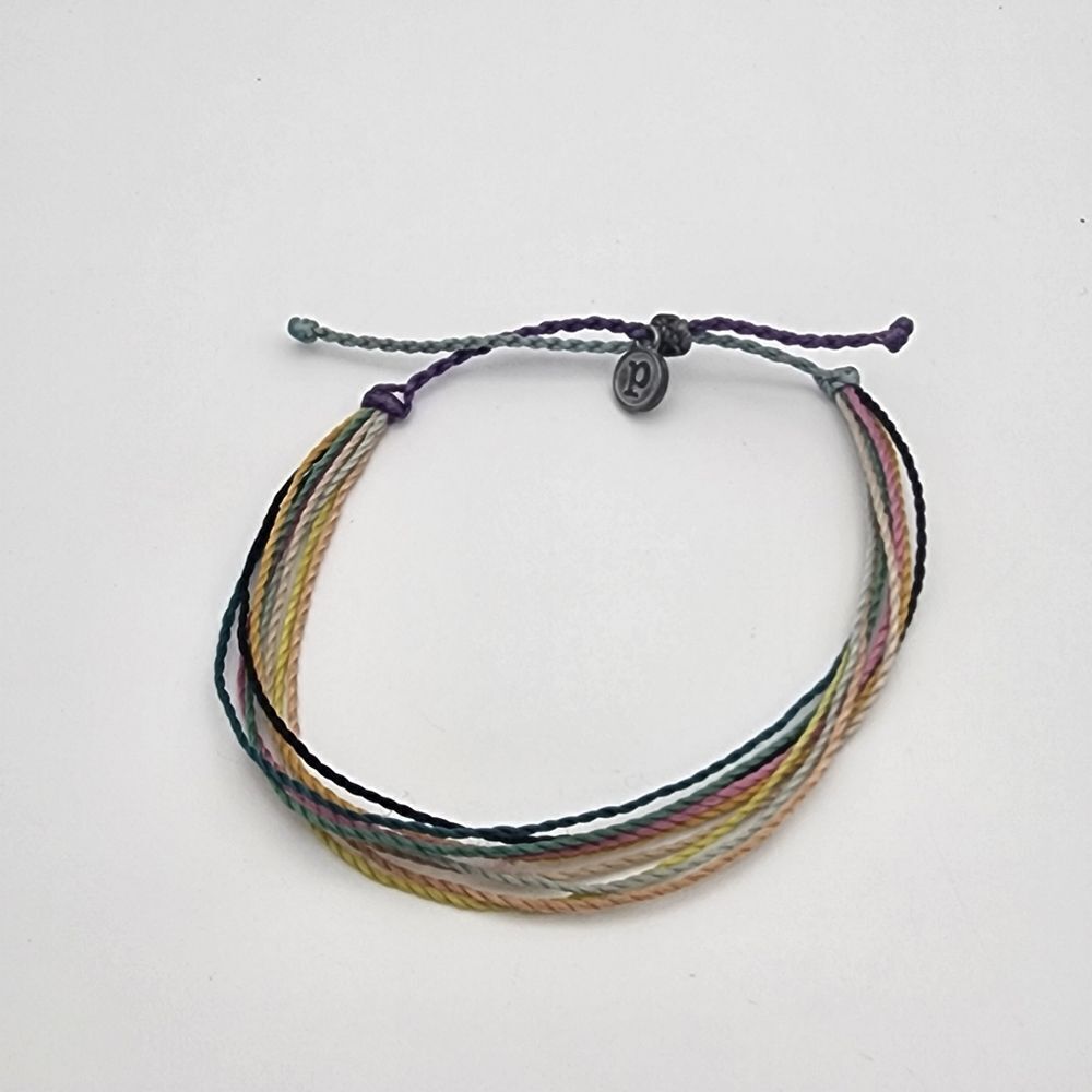 Pura Vida Multicolored Cord Adjustable Bracelet